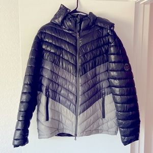 Mens Puffer Jacket with Hood (XL)